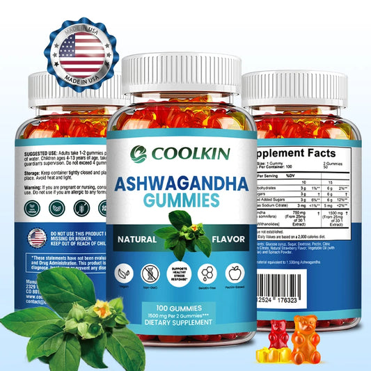 Ashwagandha Gummies for Stress Relief and Improved Sleep Quality