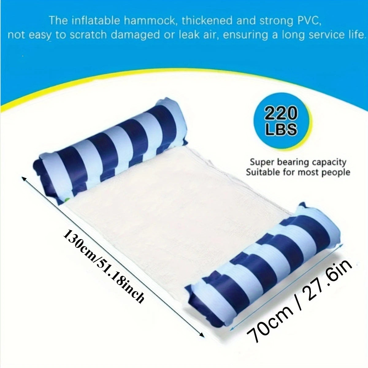 Inflatable Pool Float Hammock | Ultimate Summer Water Fun