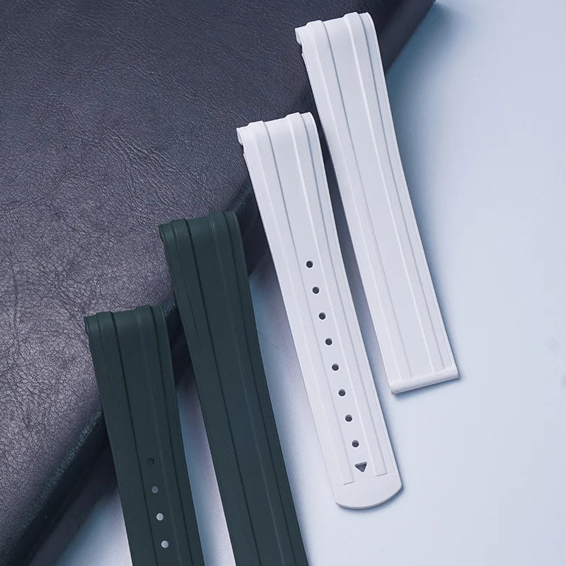 20mm Versatile Rubber Watch Strap | Custom Fit & Multi-Colors