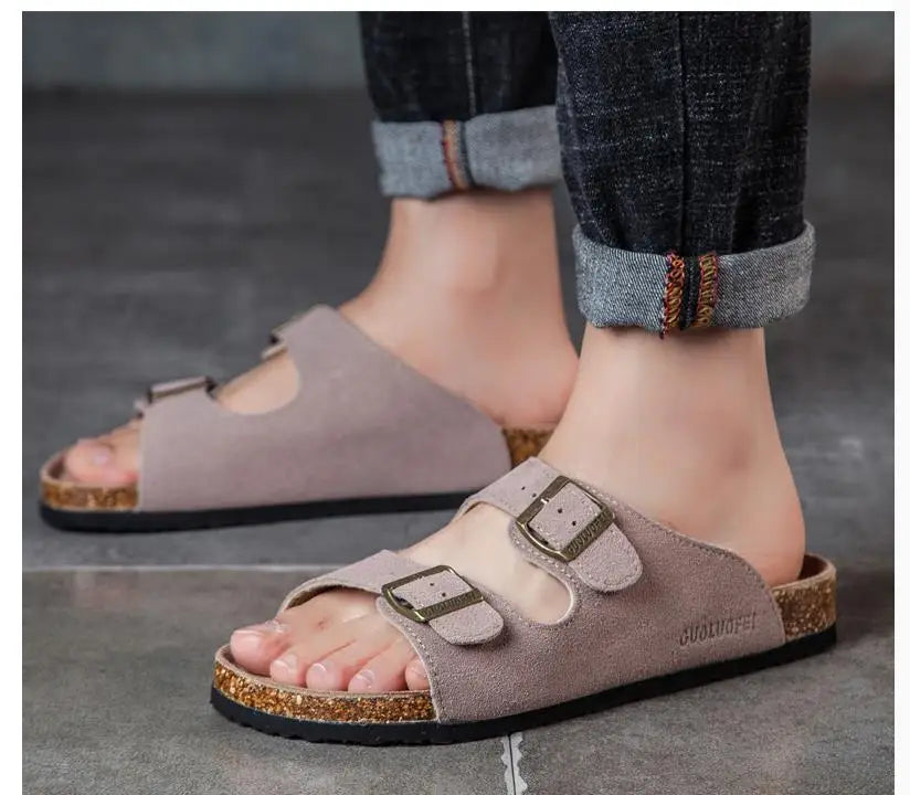 Summer Women's Casual Cork Slippers | Stylish Outdoor Slides