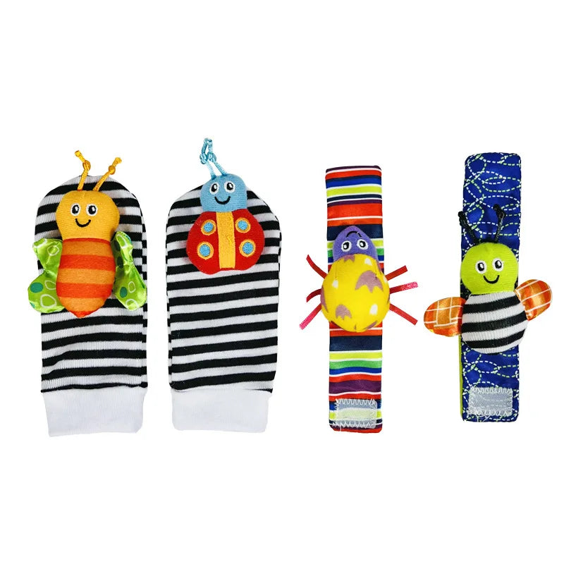 Cute Baby Rattle Socks Set for Infants | Fun and Safe Toys