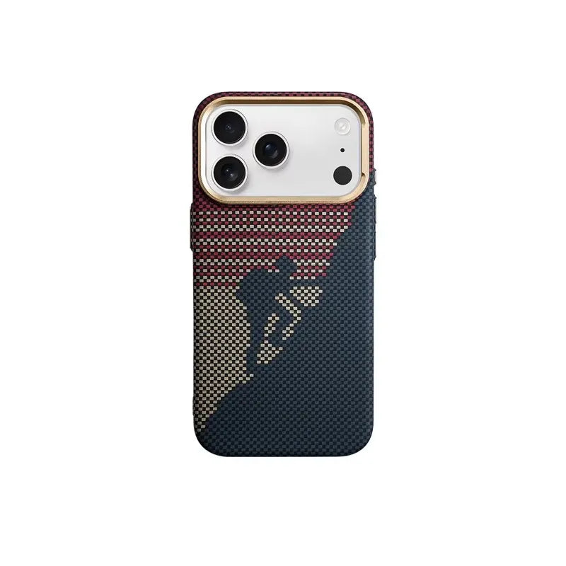 Magnetic Carbon Fiber Phone Case for iPhone 17 16 15 Pro Max
