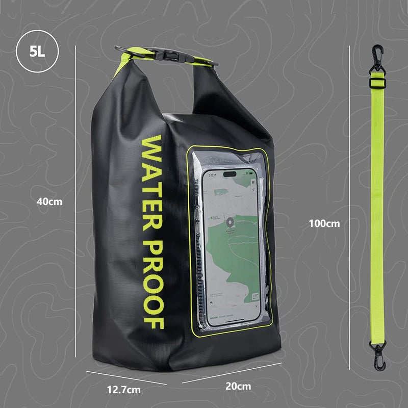 Outdoor Waterproof Dry Bag Backpack for Kayaking & Rafting