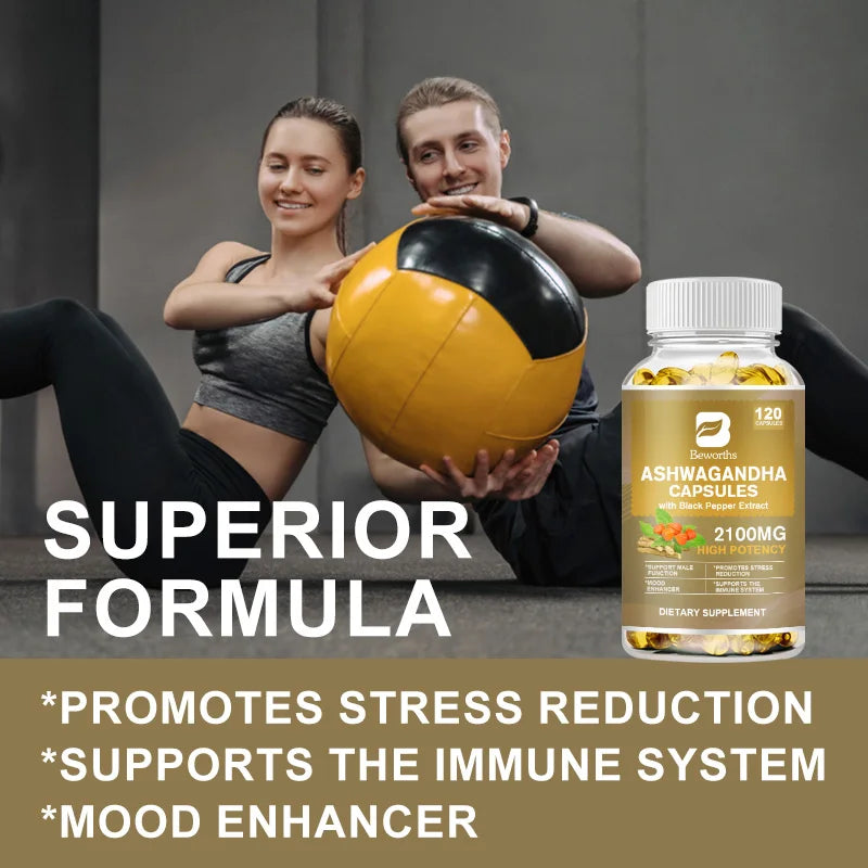 Ashwagandha Root Extract Capsules | Enhance Sleep & Relieve Stress
