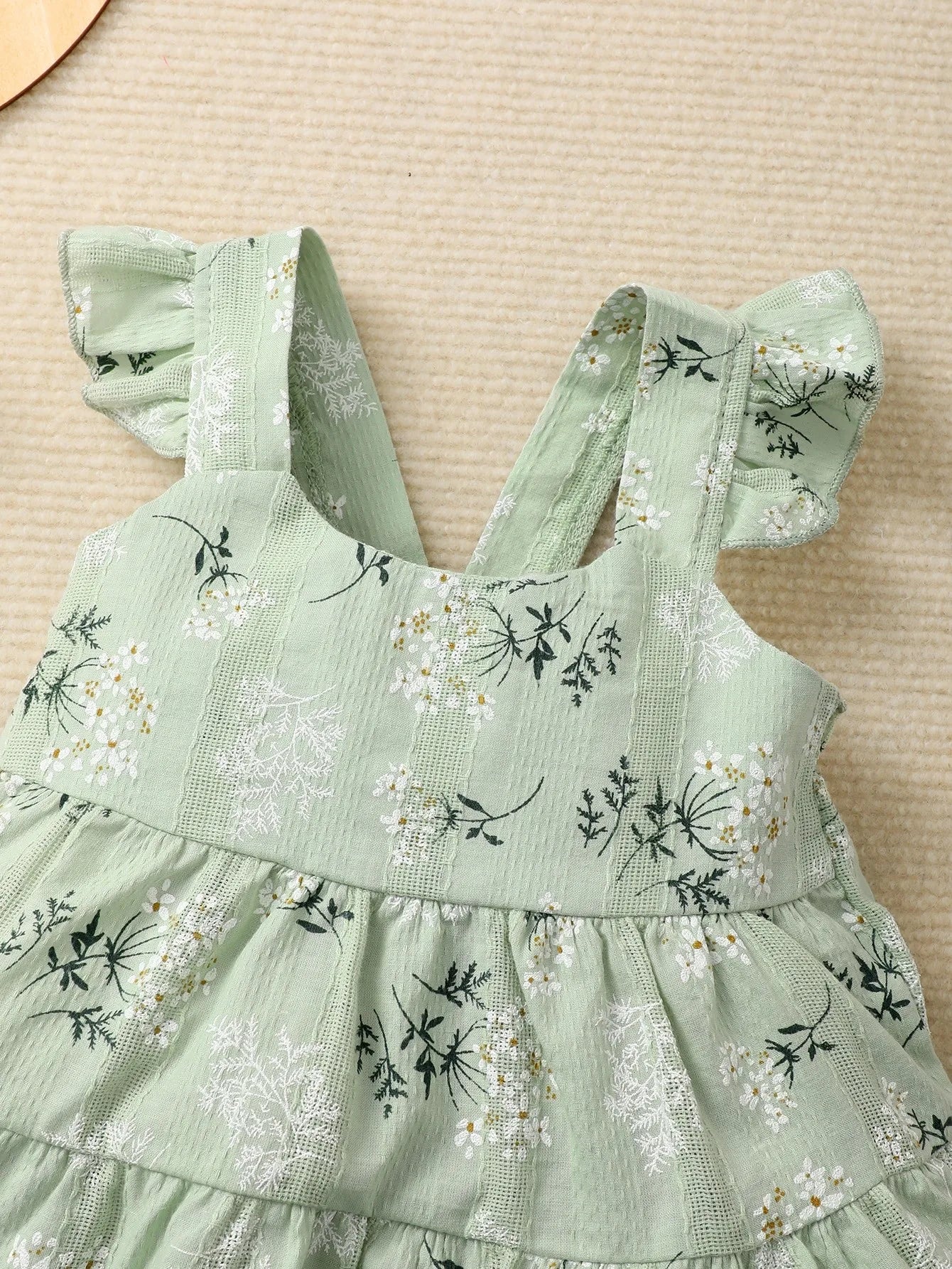 Fashionable Summer Baby Girl Camisole Dress | Cute Floral Style