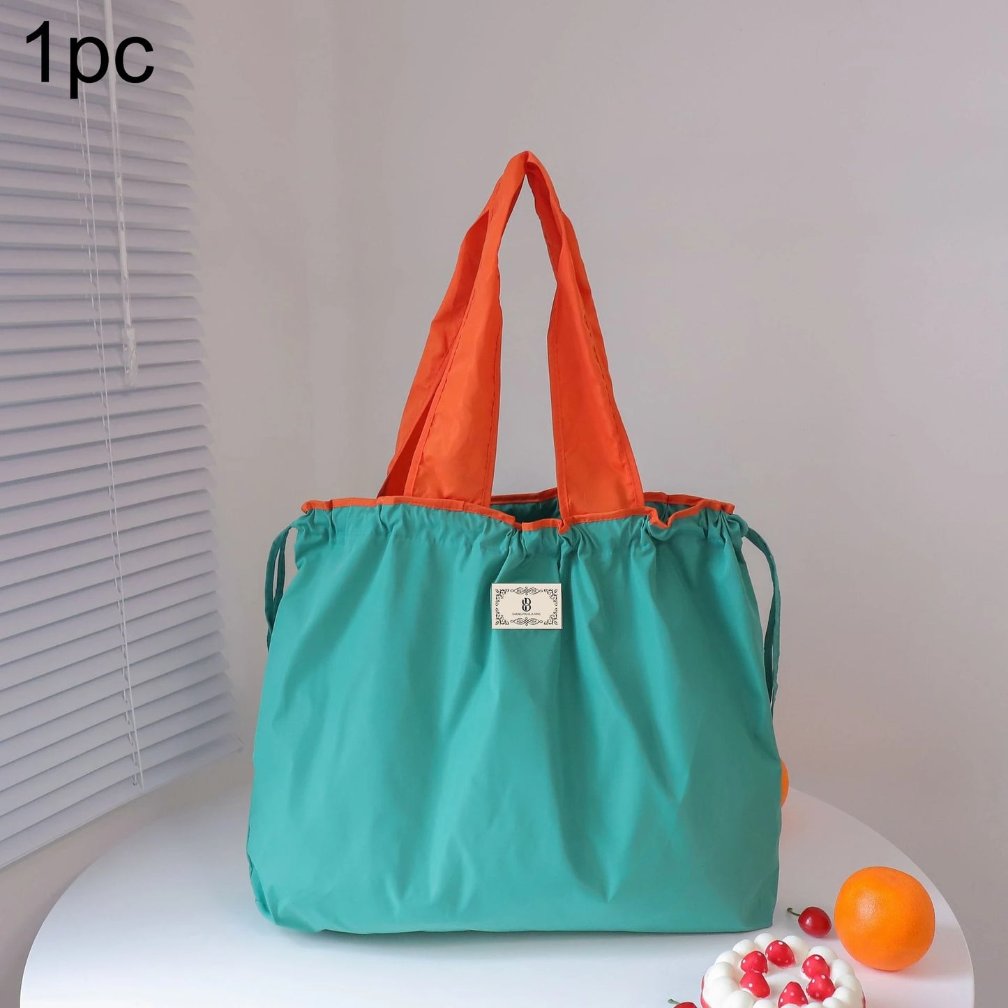 Foldable Large-Capacity Tote Bag | Stylish Grocery and Travel Companion