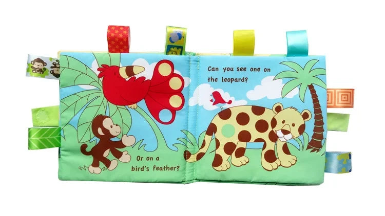 Soft Baby Cloth Animal Book | Engaging Sensory Learning Toy