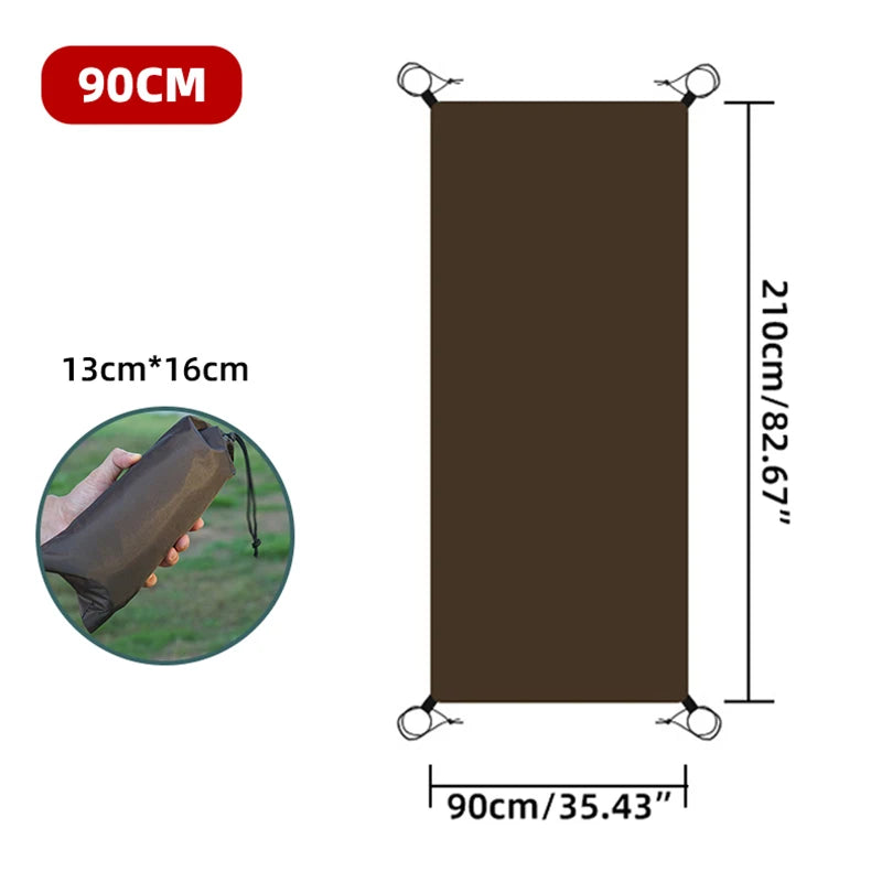 Portable Waterproof Camping Mat & Sun Shelter for Outdoor Fun