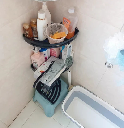 No Drill Shower Shelf | Strong Adhesive Bathroom Organizer