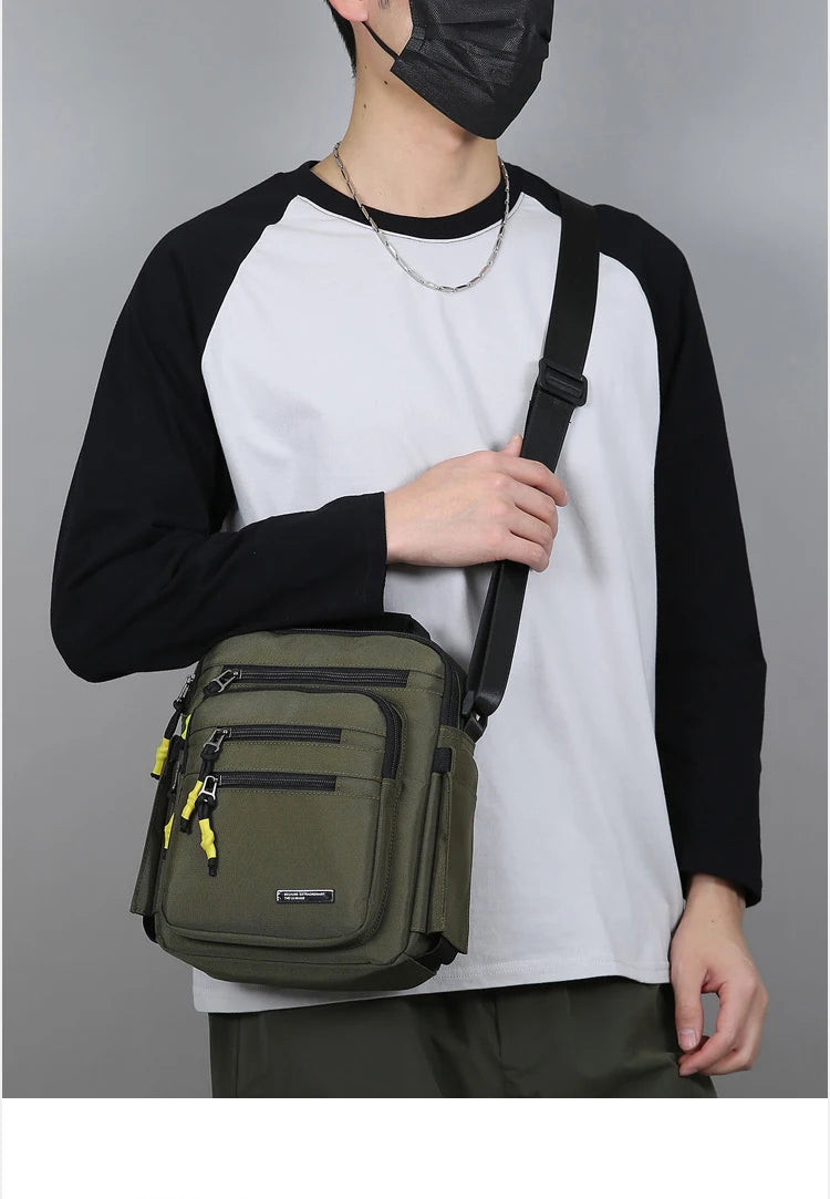 Bandolera de viaje multifuncional para hombre | Elegante y duradera