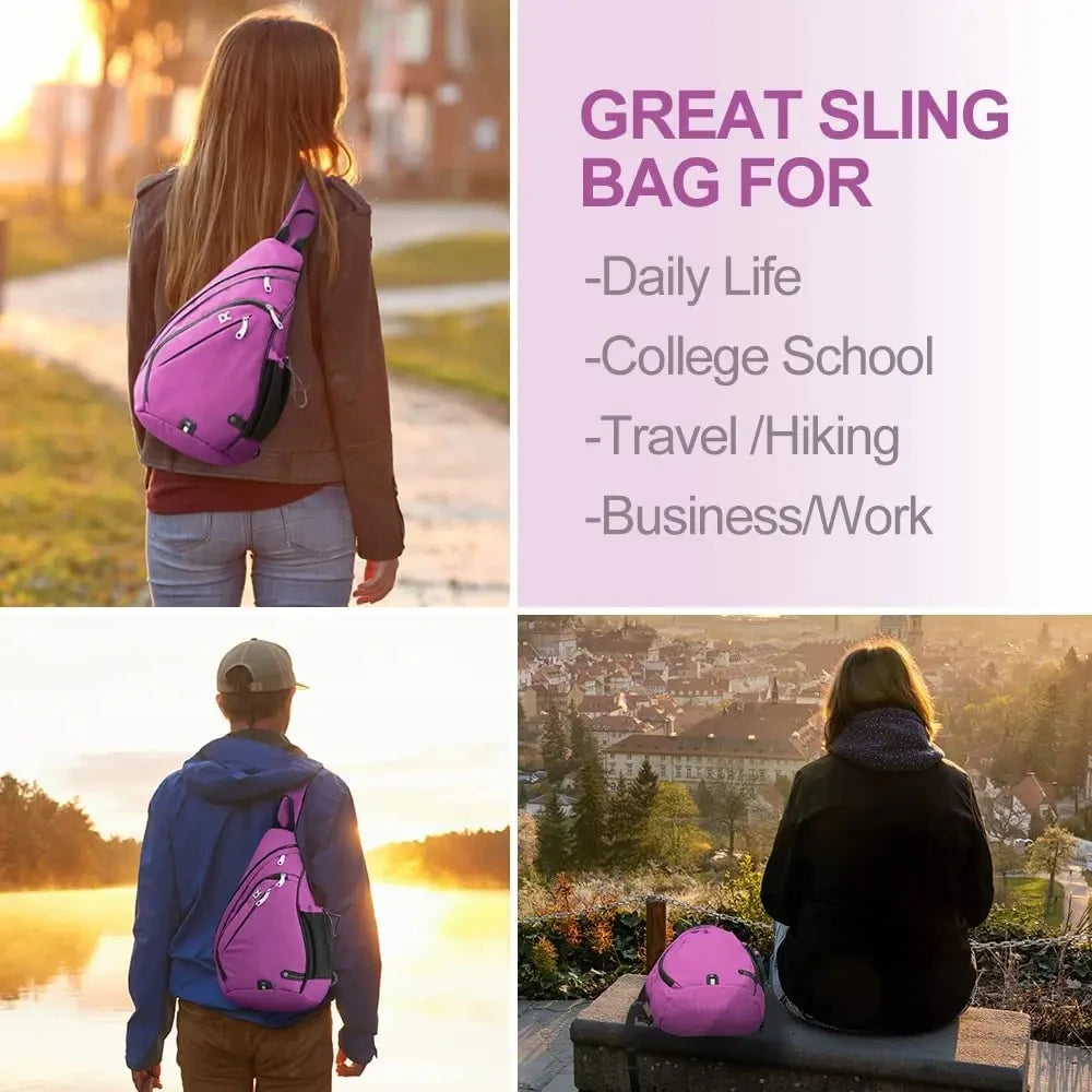 One Shoulder Sling Backpack | Versatile Fashion Crossbody Bag