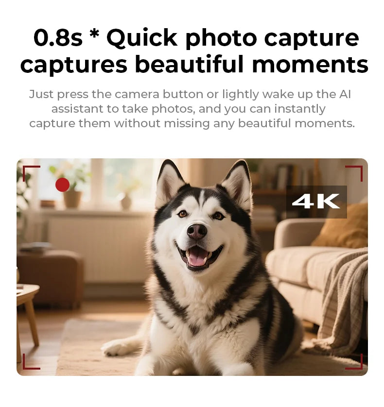 Multifunctional Smart AI Camera Glasses | 4K Recording & Translation