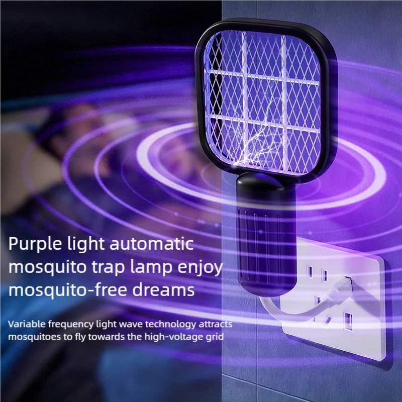 Portable USB Mosquito Swatter Trap | Effective Outdoor Insect Killer