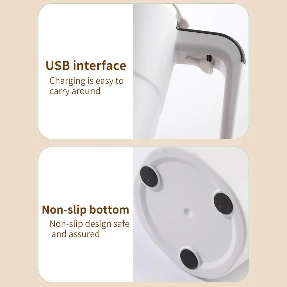 Stainless Steel Rechargeable Electric Stirring Cup | Portable Mixing Mug