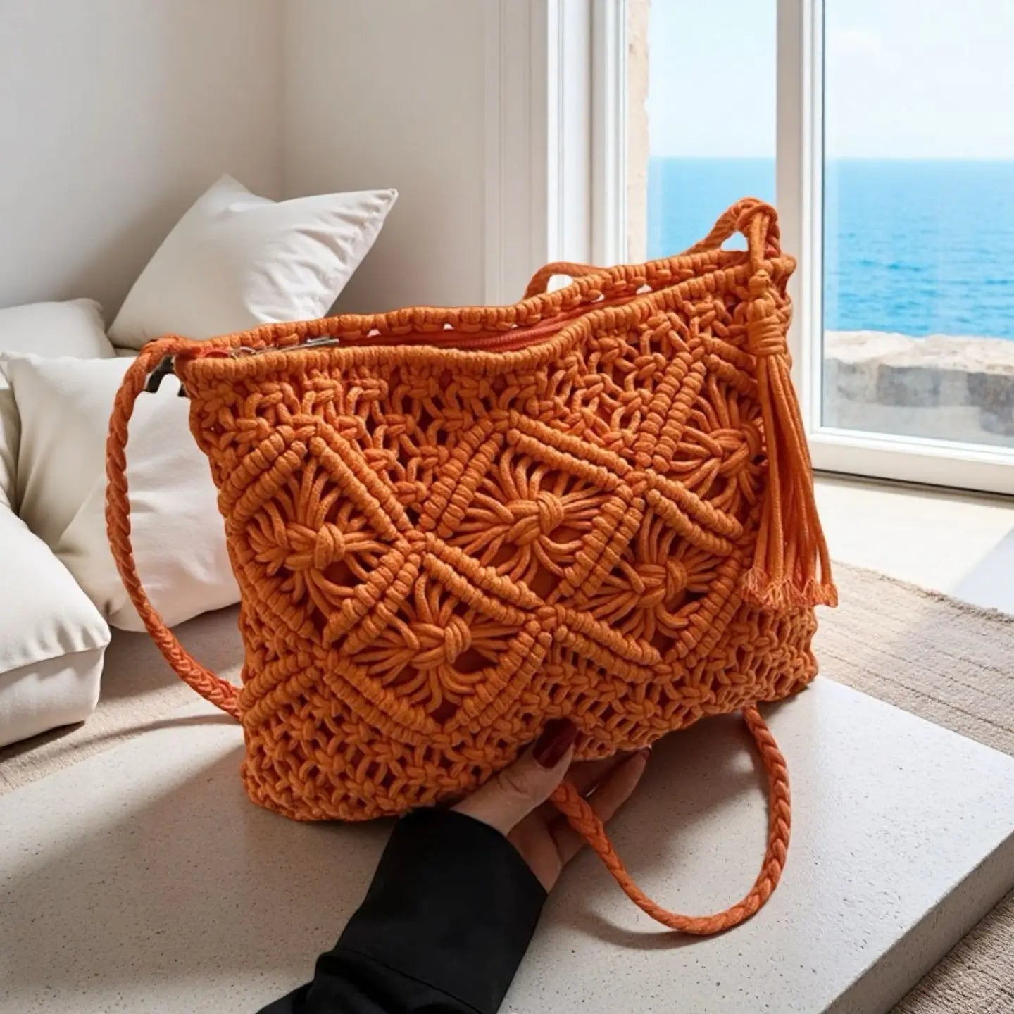 Eco-Friendly Bohemian Beach Backpack | Versatile Travel Bag