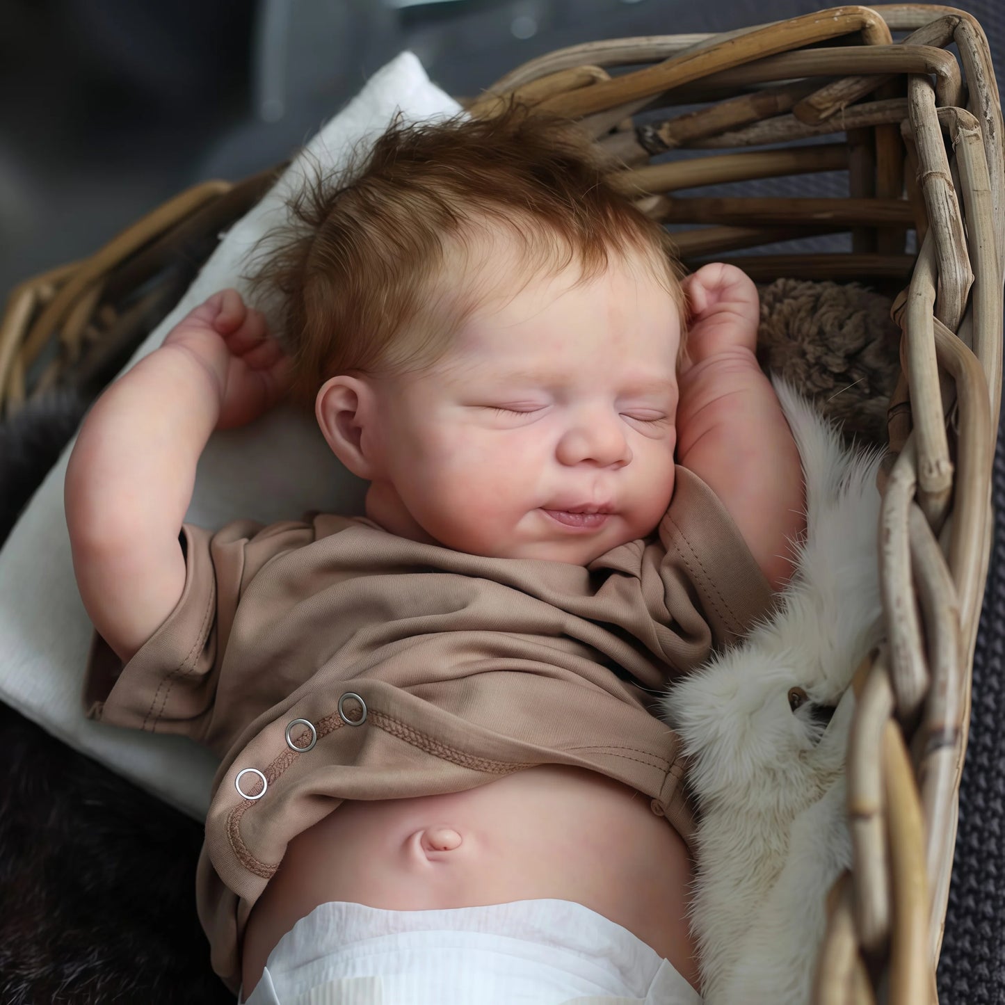 Realistic Reborn Baby Doll - 19 Inch Full Silicone Girl Toy
