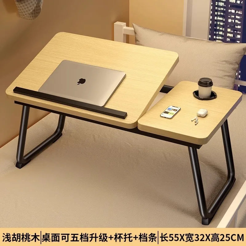 Escritorio plegable multifuncional para ordenador portátil | Mesa de estudio ideal para mesilla de noche