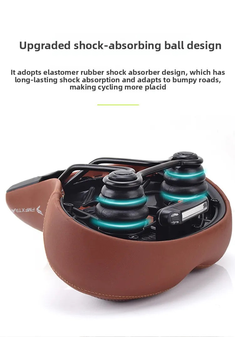 Oversized Soft Padded Bicycle Seat Cushion for Men & Women