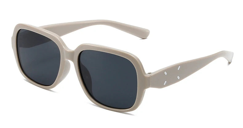Trendy Retro Black Square Frame Sunglasses for Women & Men