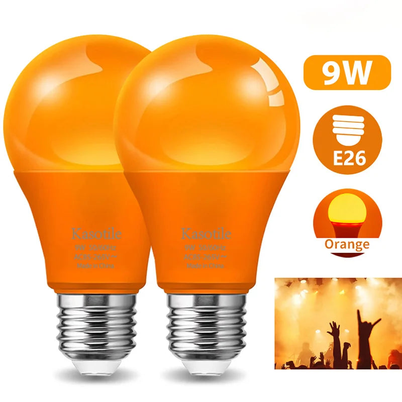Colorful LED Energy Saving Bulb | 7 Color Options for Every Event