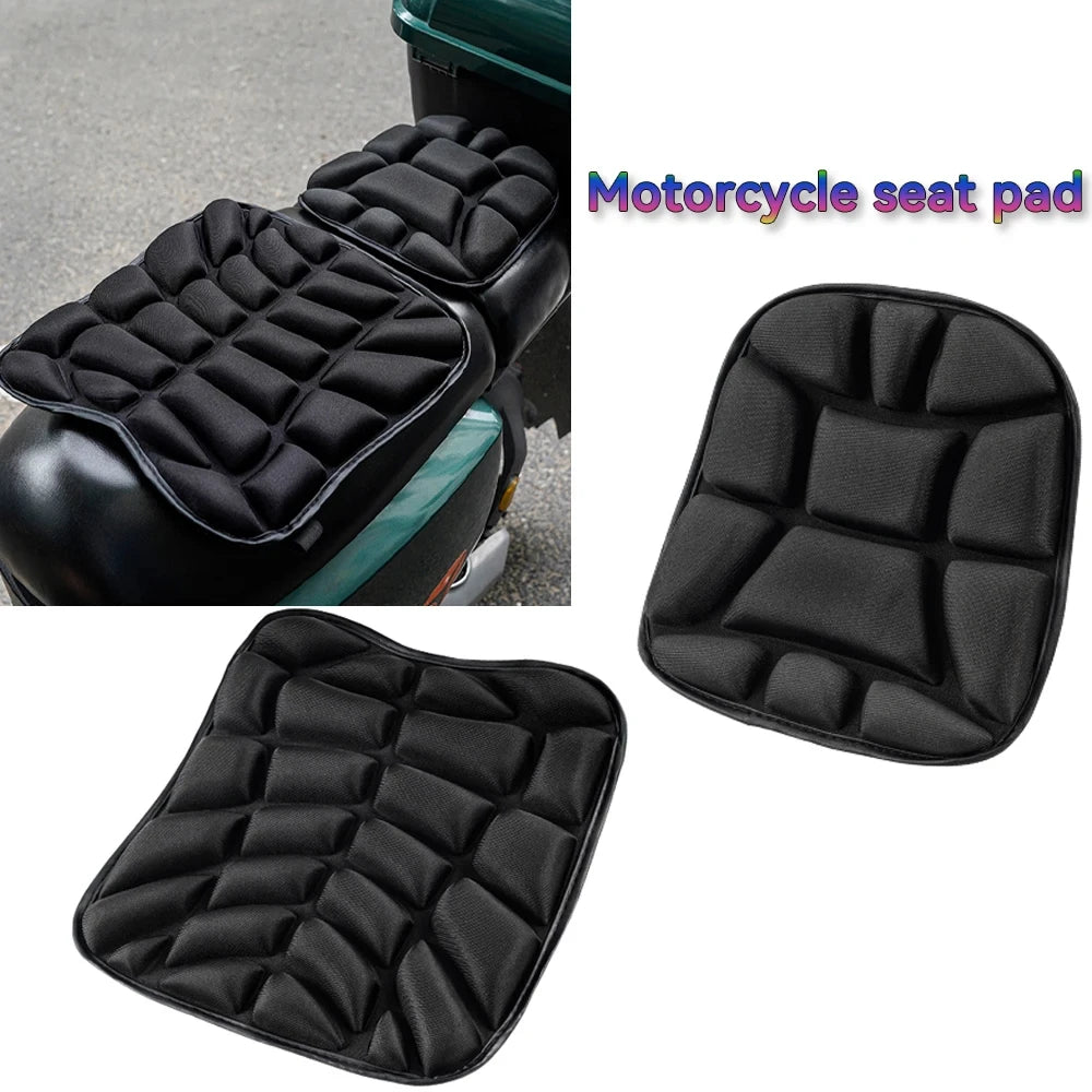 3D Gel Motorcycle Seat Pad | Universal Breathable Cushion