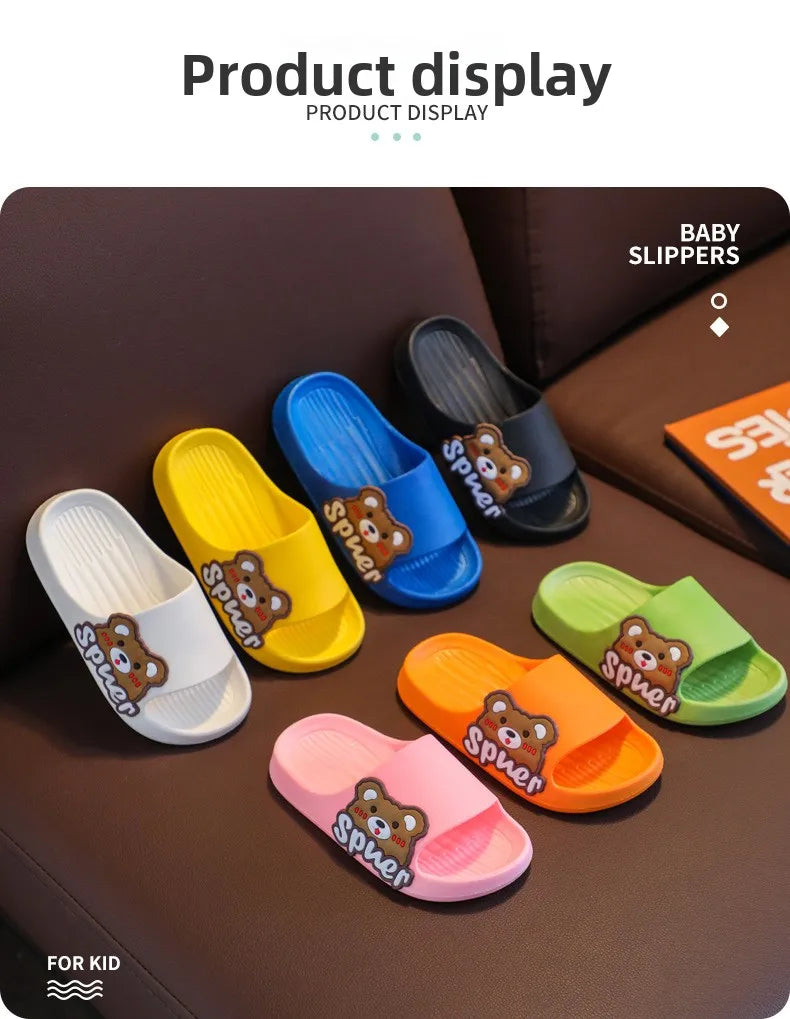 Cute Cartoon Kids EVA Slippers | Fun Summer Toddler Sandals