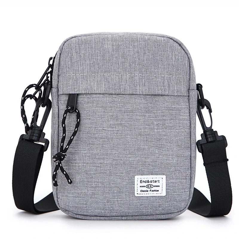 Casual Small Oxford Cloth Shoulder Bag for Men and Women