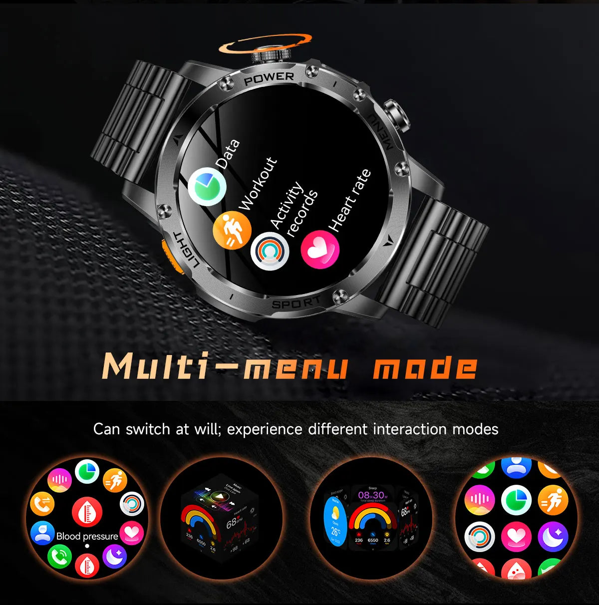 Rugged Military Smart Watch with GPS | Ultimate Fitness Tracker