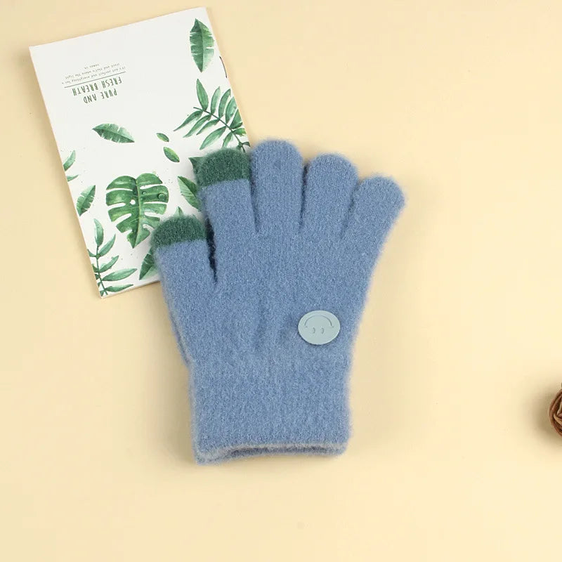Kids Winter Fleece Gloves | Cozy Plush Mittens for Cold Weather