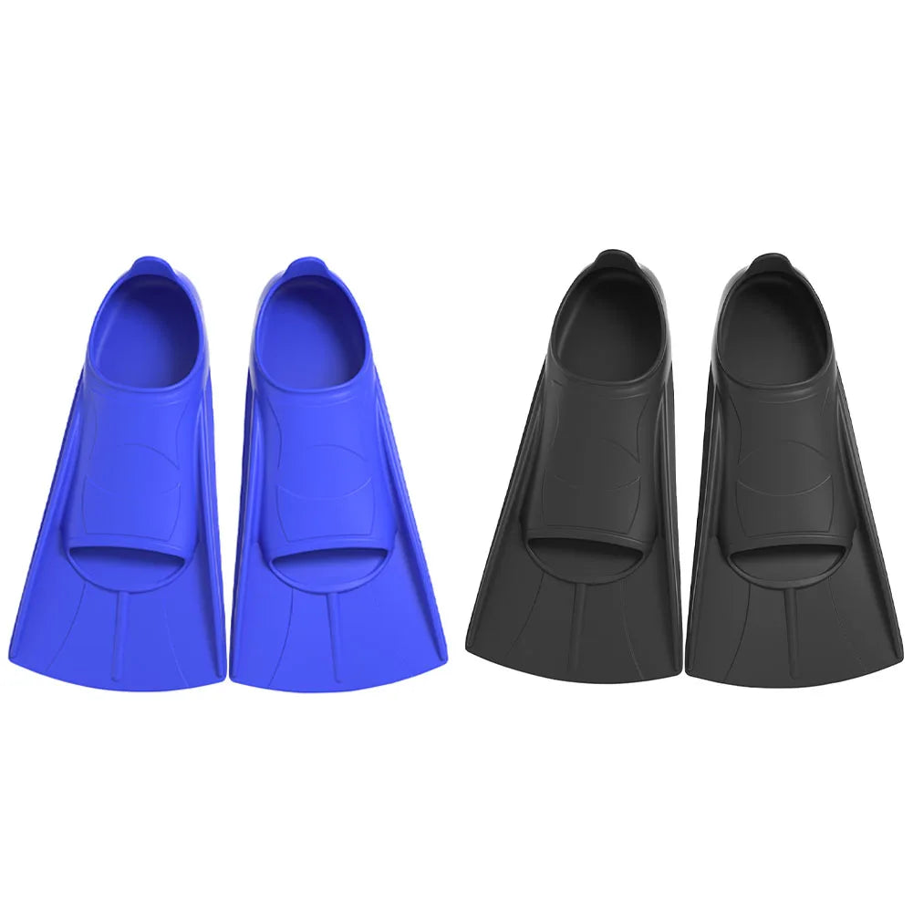 Silicone Swimming Fins for Training | Short Non-Slip Swim Fins