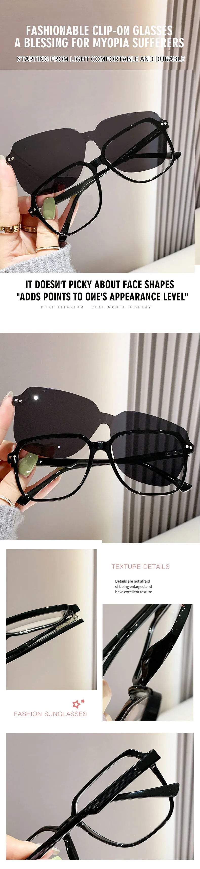 Clip-on Eyepieces for Women | Versatile Reading Glasses