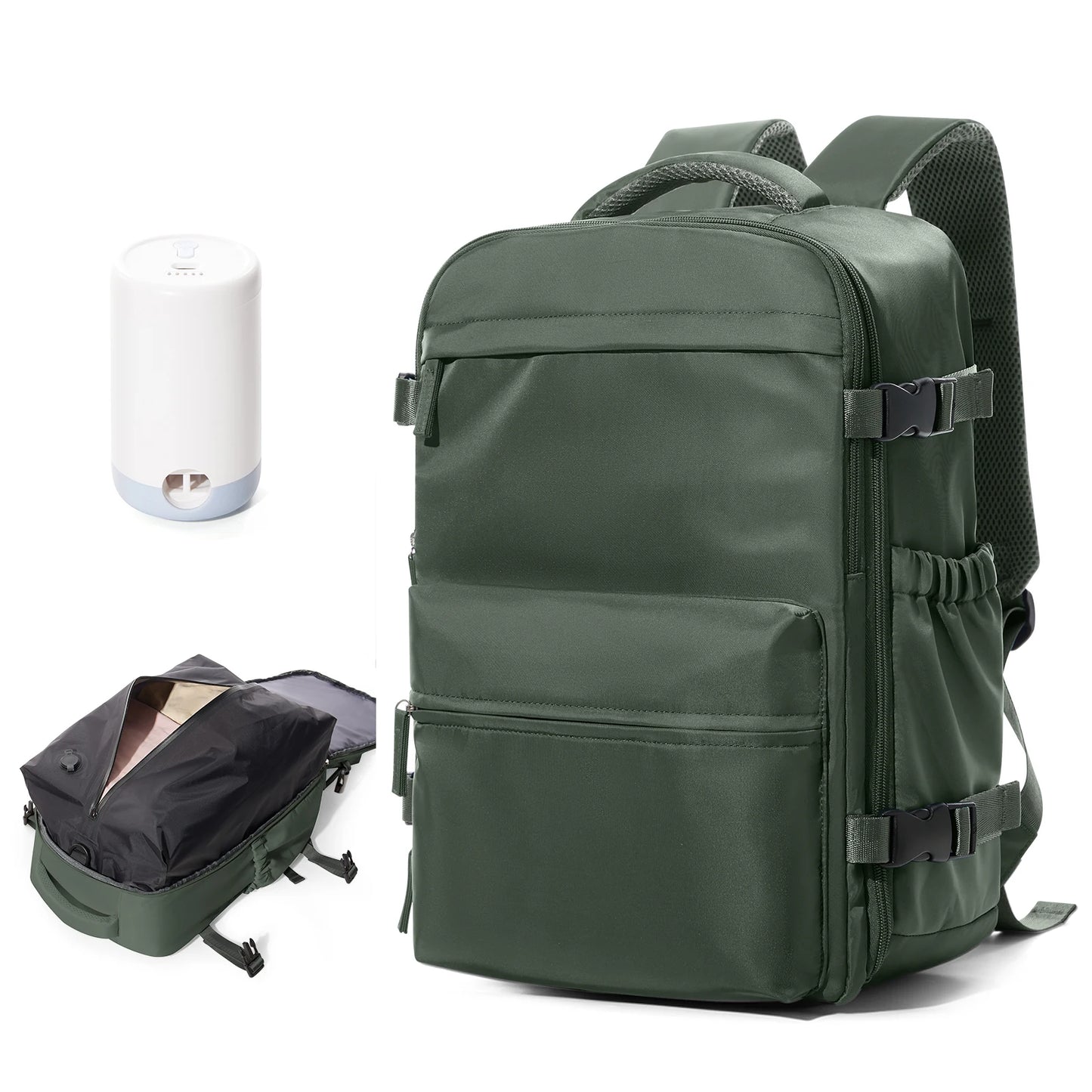 Lightweight Travel Vacuum Backpack - Airline Approved 40x29x15cm