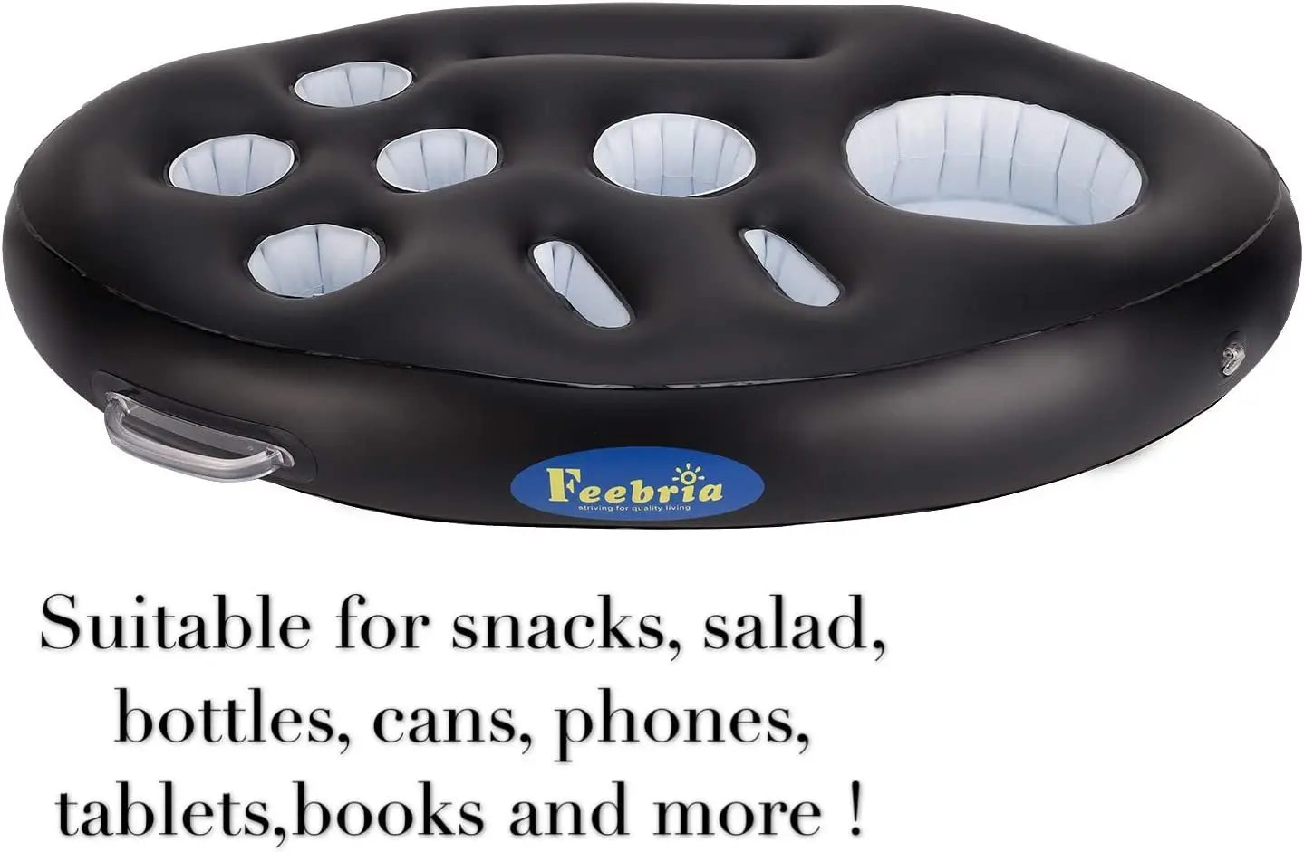 Inflatable Pool Drink Holder | Summer Party Float Cooler Tray