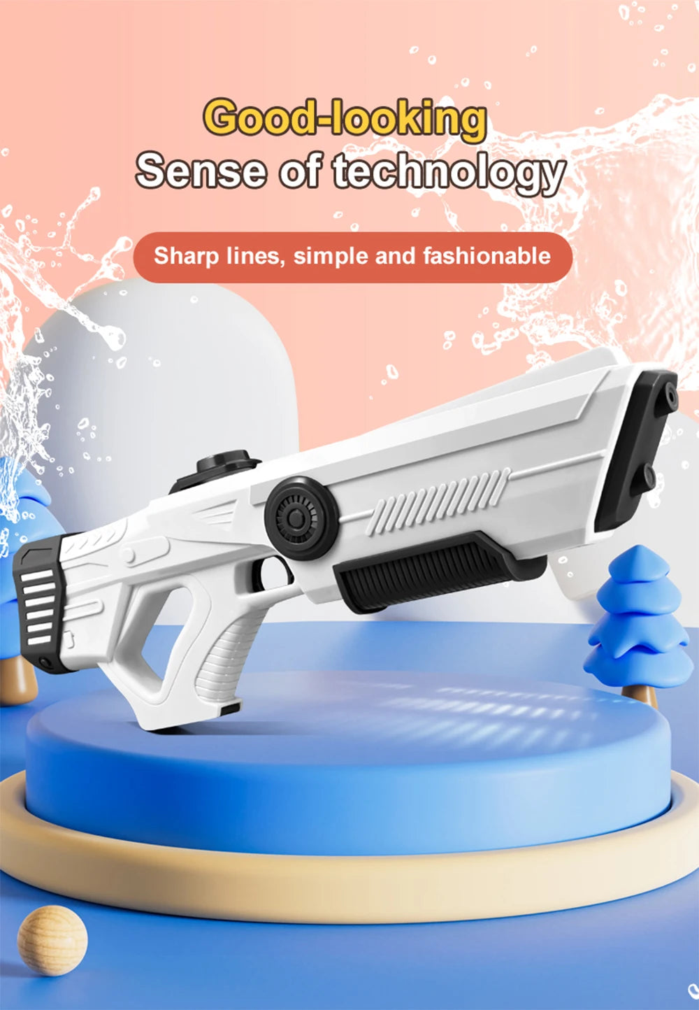Electric Automatic Water Storage Spray Gun | Summer Fun