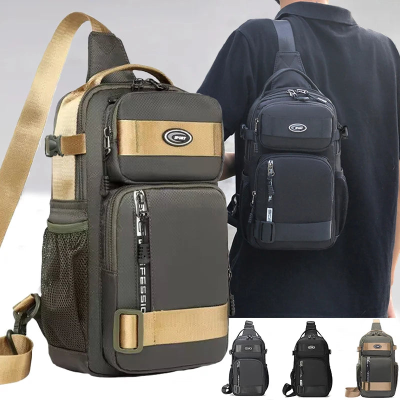Lightweight Casual Riding Backpack | Large Capacity Crossbody Bag