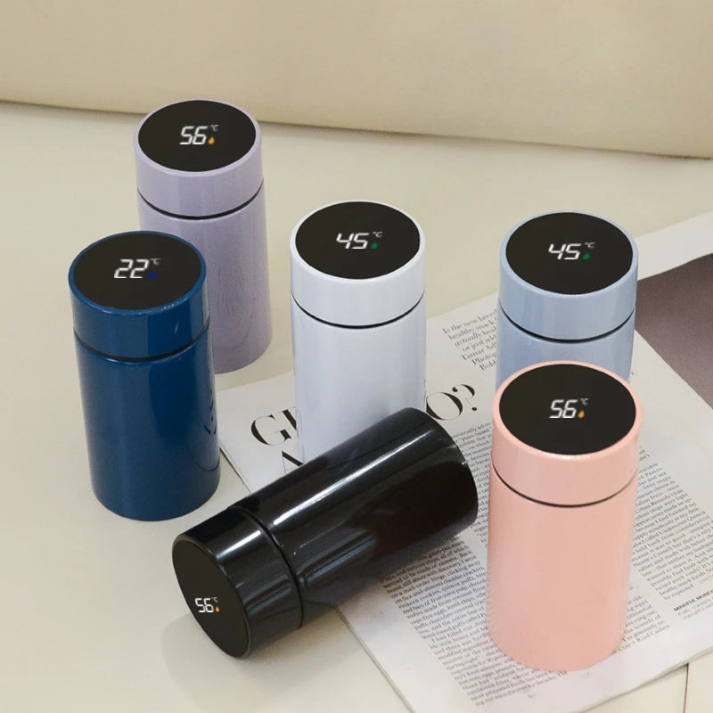 Smart Mini Pocket Thermos Cup | Temperature Display Water Bottle