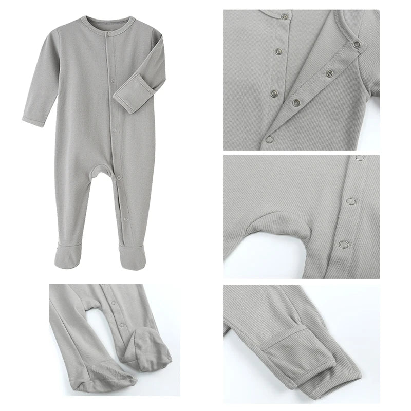 Cozy Cotton Jumpsuits for Newborns | Soft One-Piece Sleepers