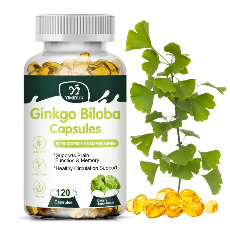 Buy 2 Get 2 Free! Ginkgo Biloba Extract for Enhanced Memory & Focus