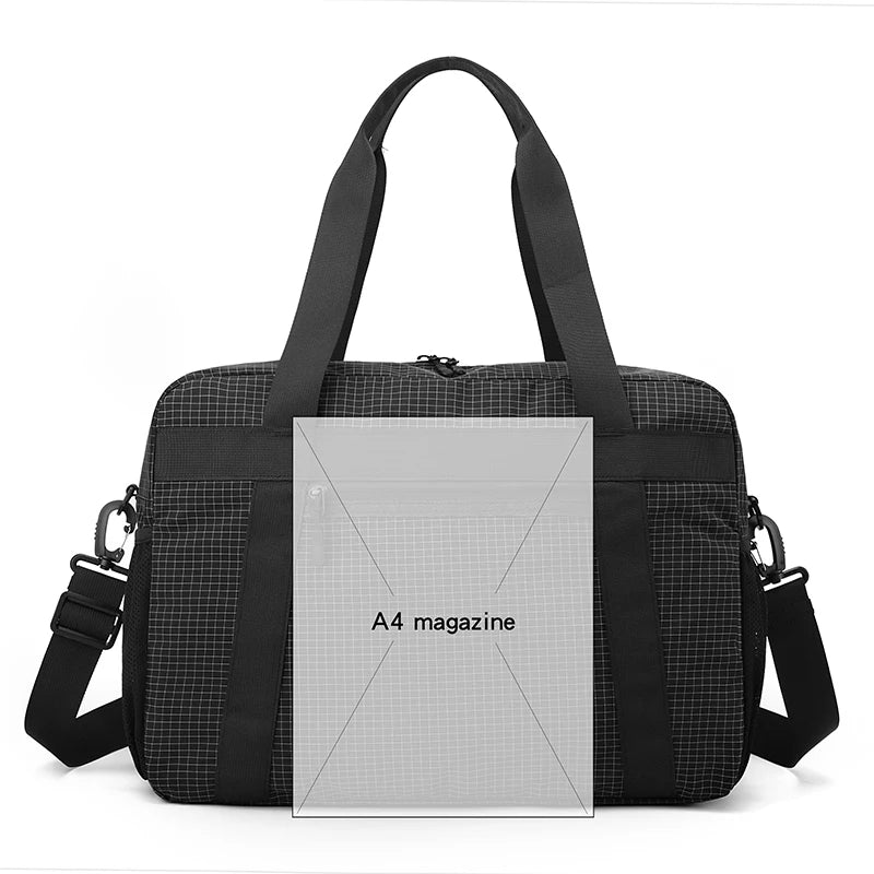 Large Capacity Nylon Tote Bag | Perfect for Travel & Gym