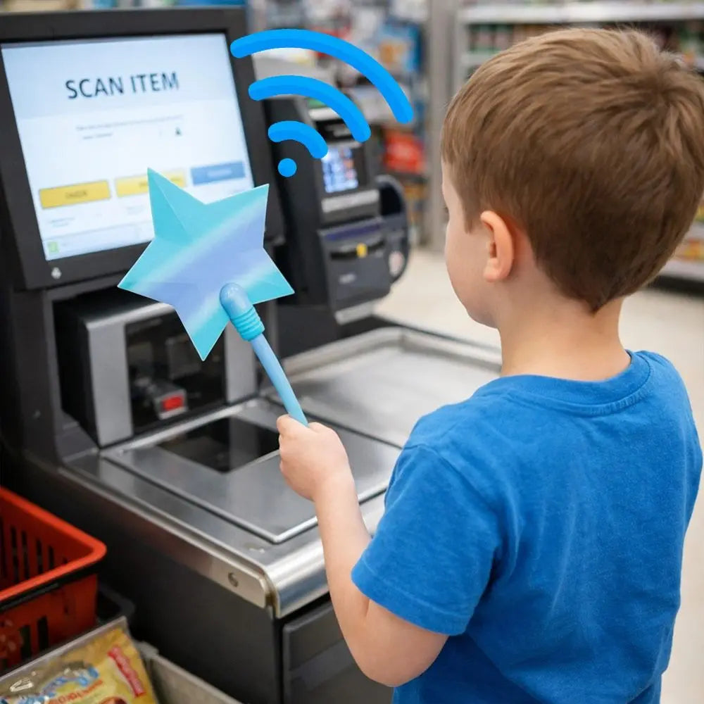 3D Printed Star Magic Wand | Portable Tap-to-Pay Card Holder