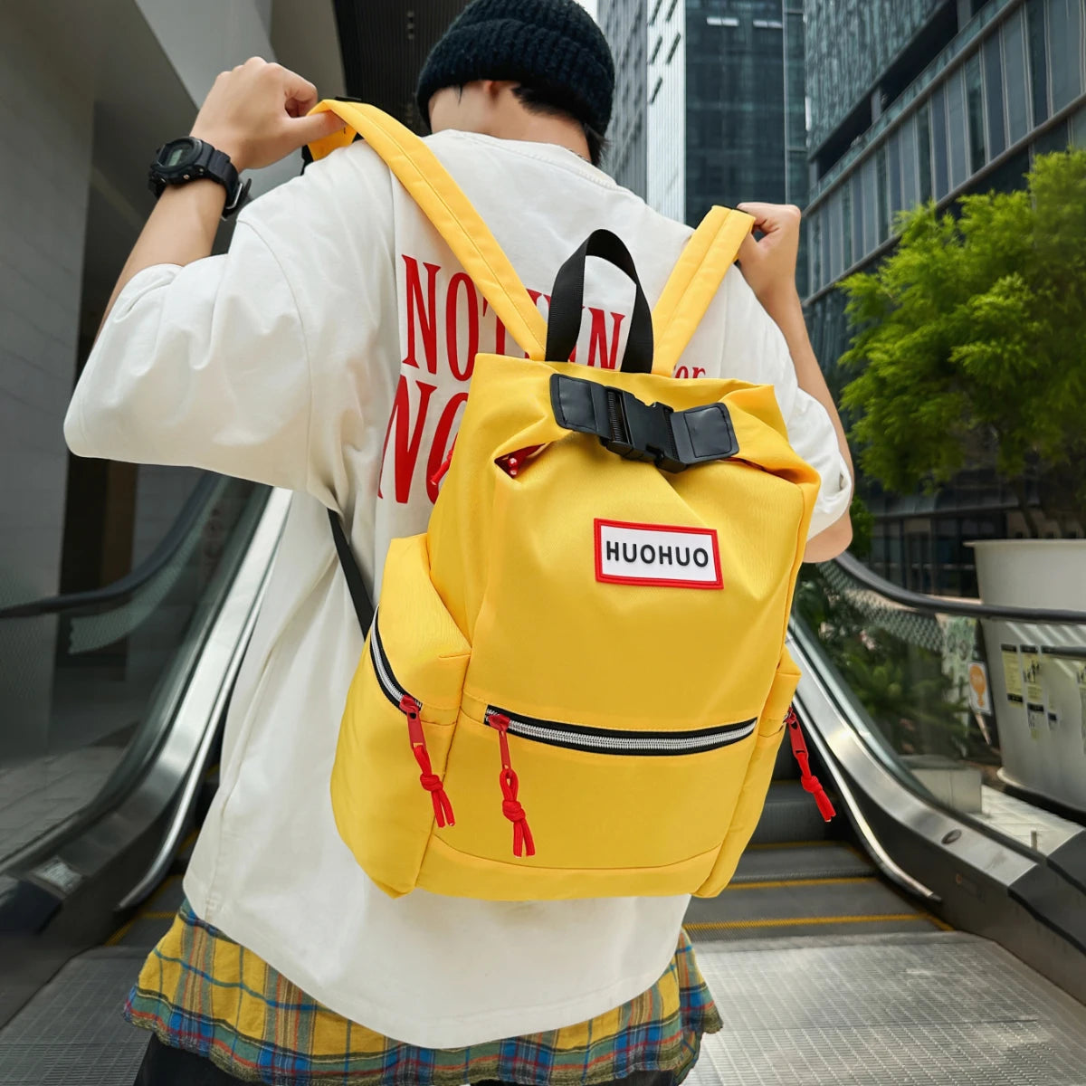 Couple's Backpack, Large Capacity, Lightweight Outdoor Travel Backpack, Fashionable School Bag for Female College Students, High School Students, Junior High School Students, for Class and Sports