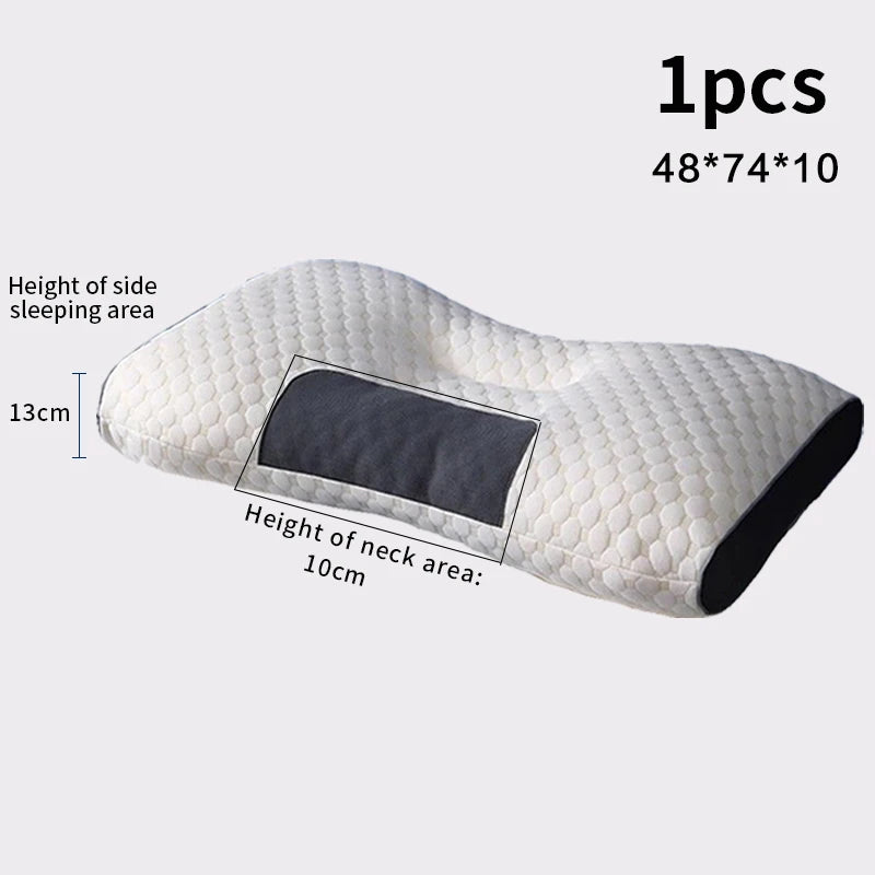 Cervical Orthopedic Neck Pillow for Sleeping Memory Massage Pillow Neck Support Relief Pain Spine Alignment Adult Bed Pillow