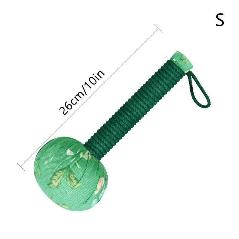 Long-Handled Wormwood Massage Hammer for Stress Relief