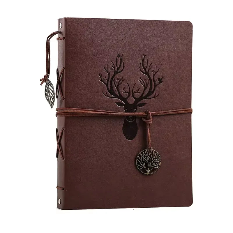 Creative Vintage Leather Photo Album | Handmade Scrapbook & Guestbook