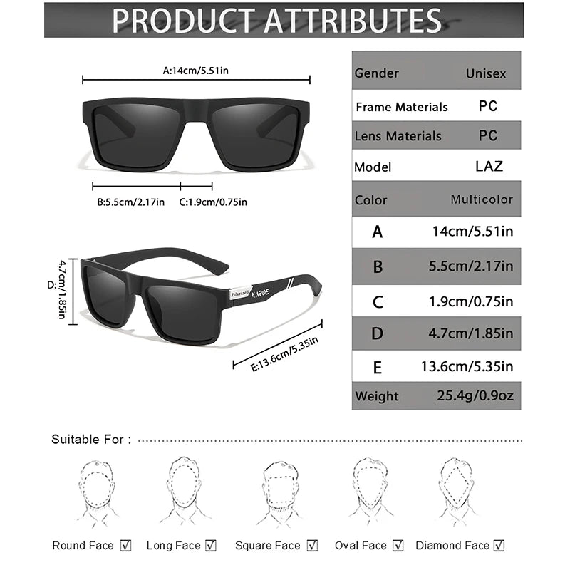 3-Piece Polarized Sport Glasses Set | UV400 Protection Eyewear