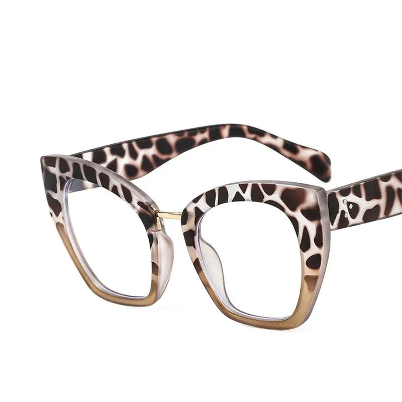 Stylish Oversized Anti Blue Light Reading Glasses for Women