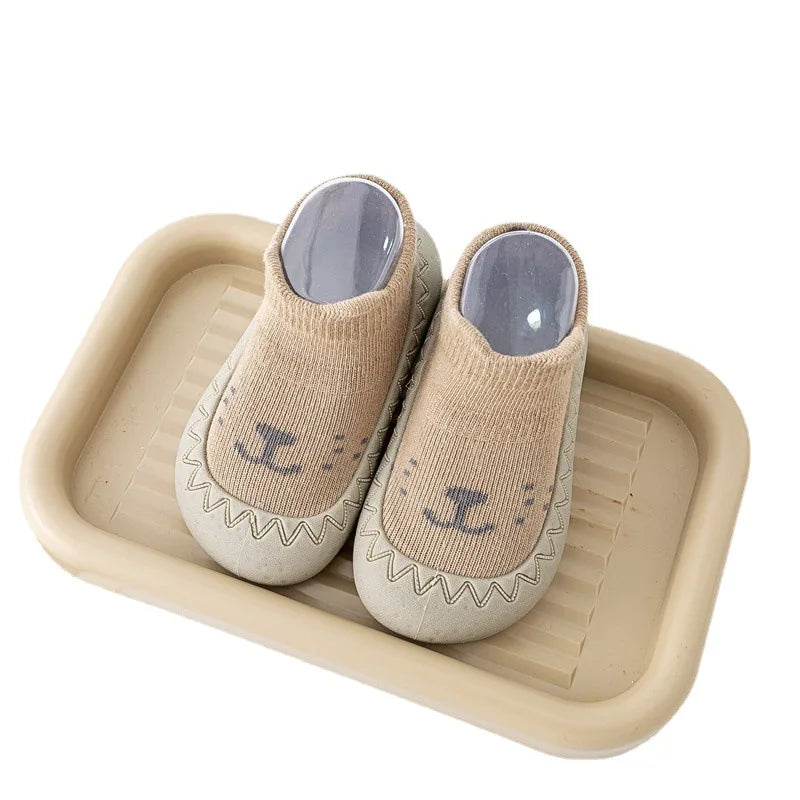 Cute Cartoon Baby Socks Shoes | Soft Rubber Sole for First Walkers
