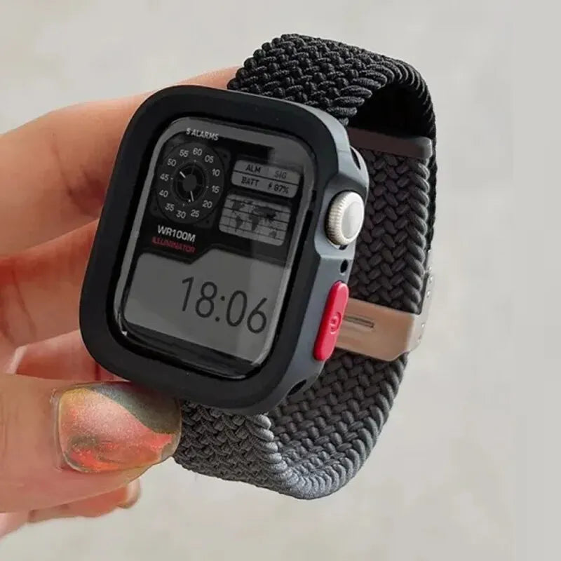 Shock-Absorbing Soft Silicone Case for Apple Watch | Daily Protection