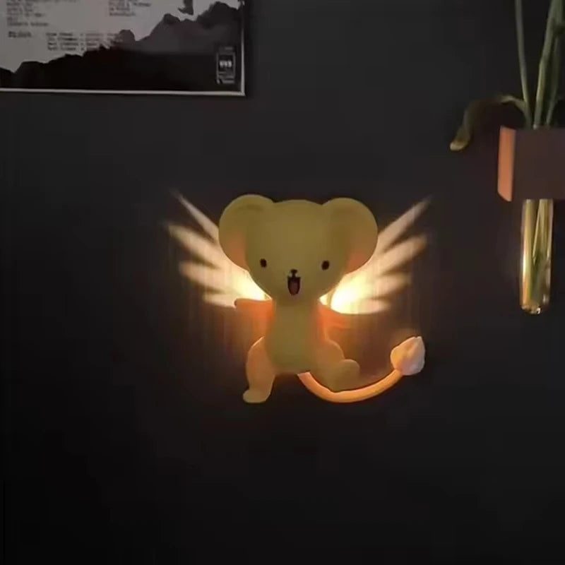 Luminous Anime Fridge Stickers | Creative Light Signs for Decor