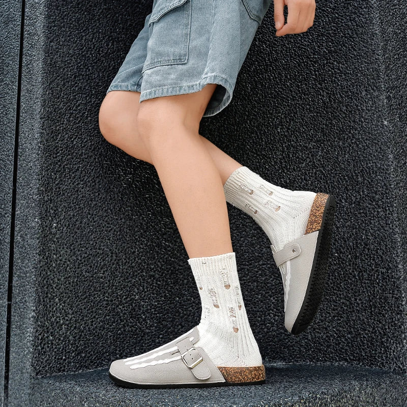 Men's Cork Clogs with Arch Support | Comfortable Indoor Footwear